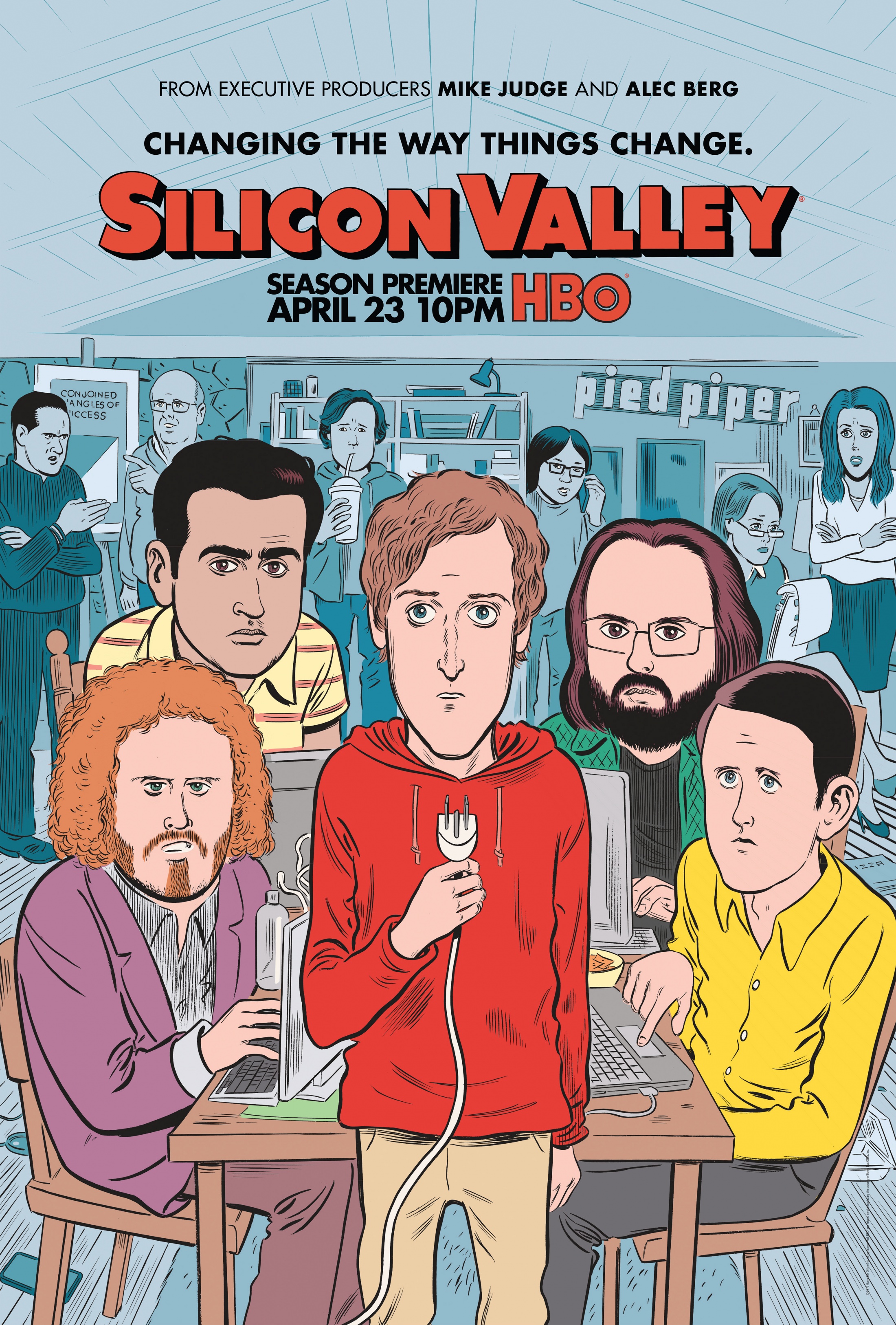 Thumbnail for Silicon Valley Season 4 Key Art