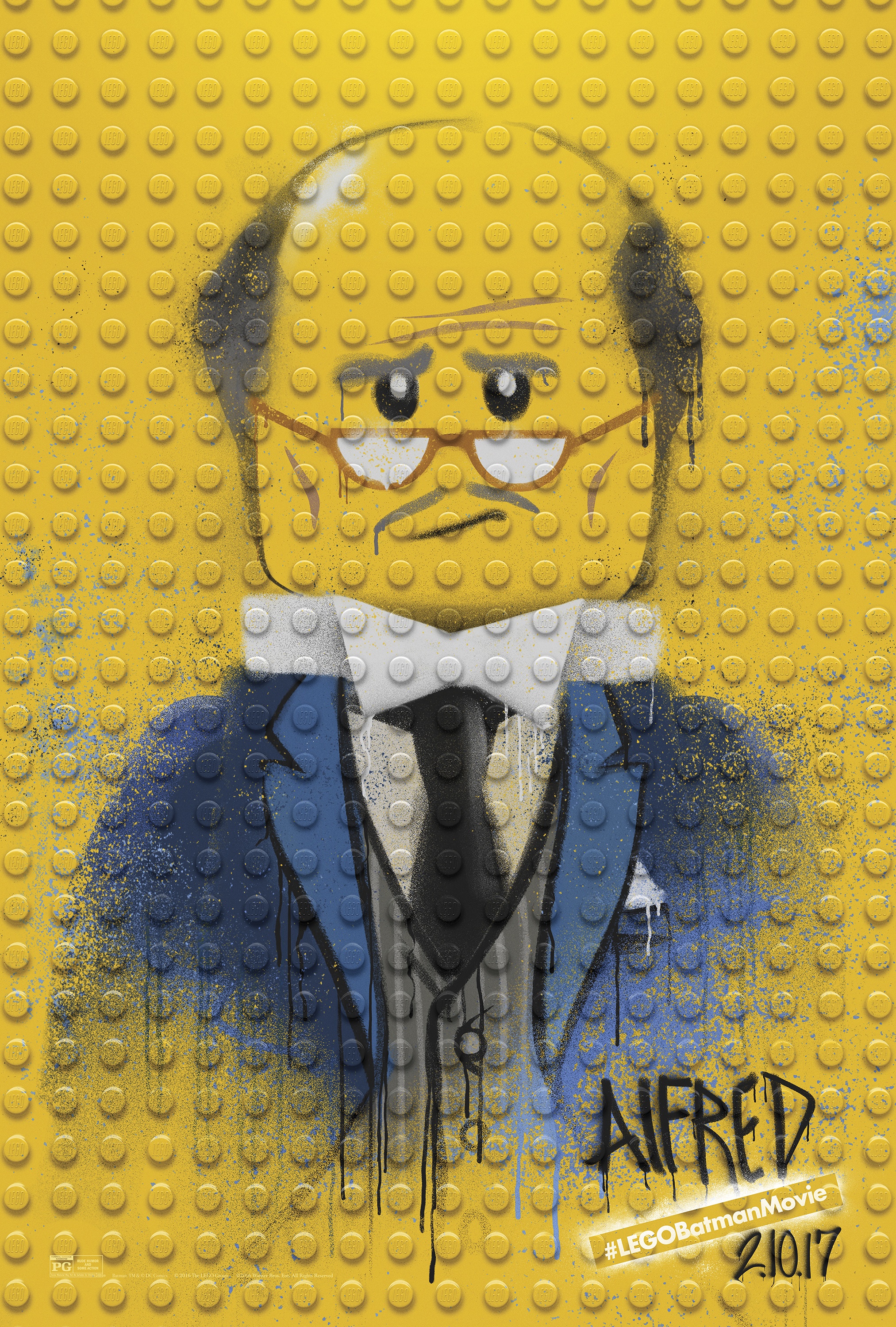 Thumbnail for The LEGO Batman Movie - Graffiti Wild Postings | Alfred