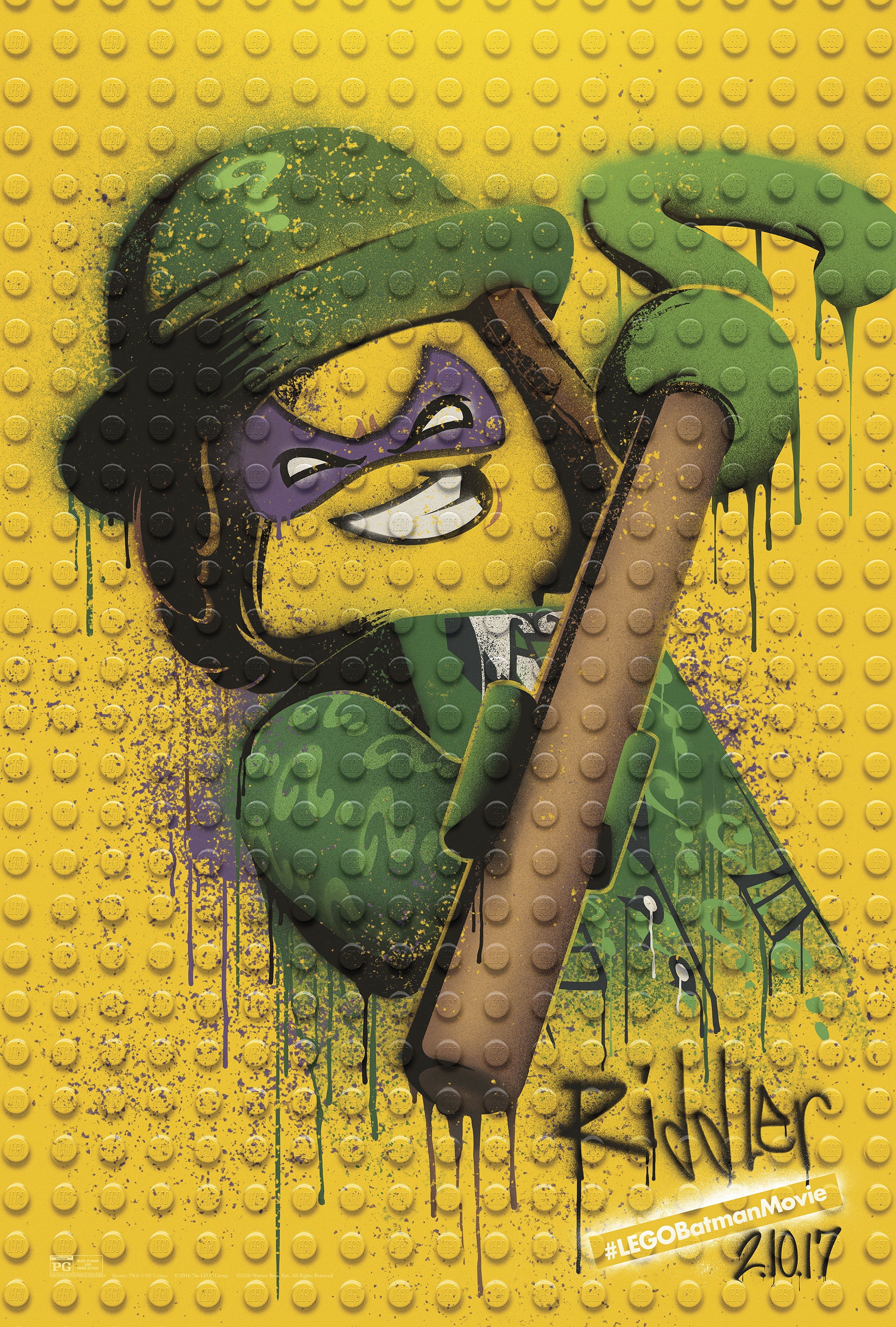 Thumbnail for The LEGO Batman Movie - Graffiti Wild Postings | Riddler