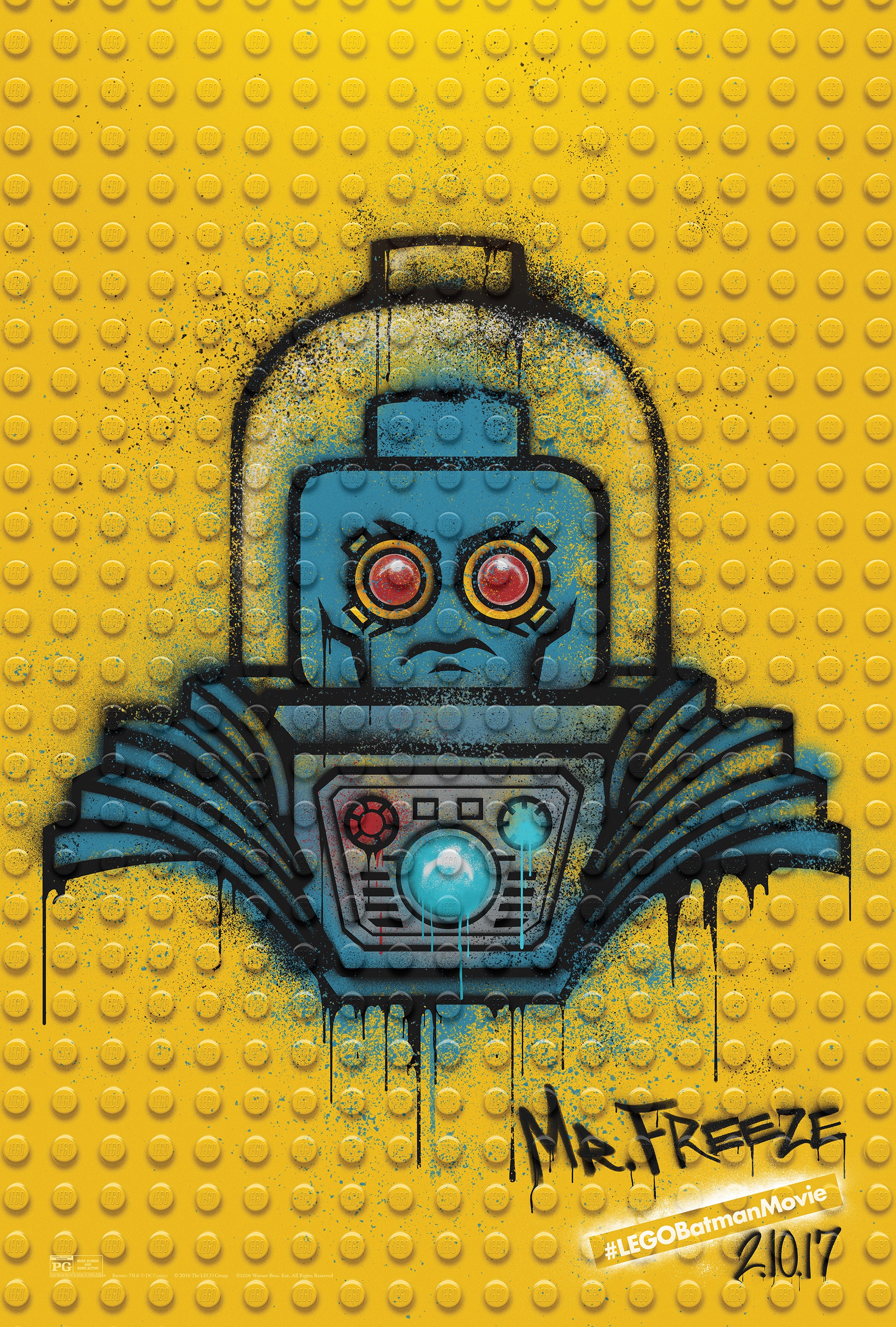 Thumbnail for The LEGO Batman Movie - Graffiti Wild Postings | Mr Freeze