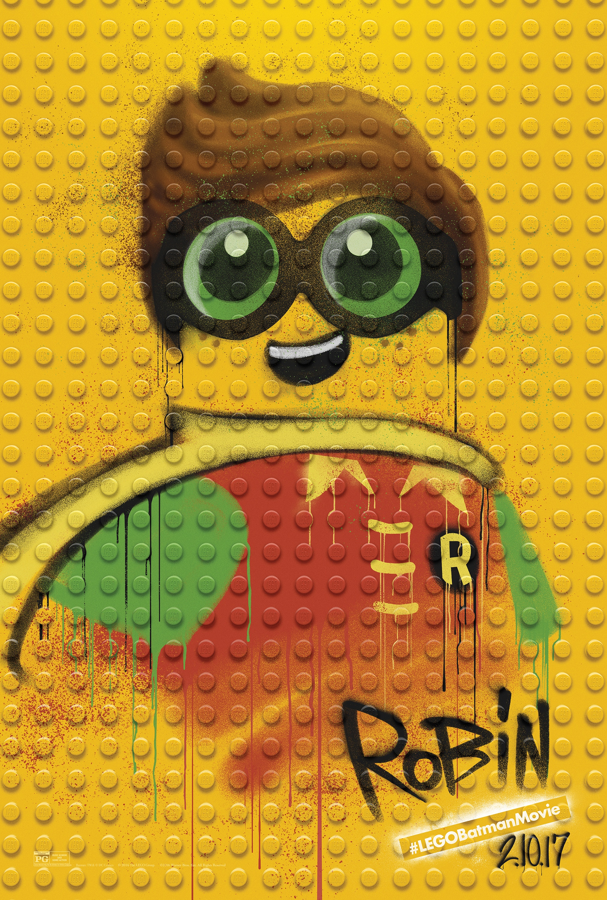 Thumbnail for The LEGO Batman Movie - Graffiti Wild Postings | Robin