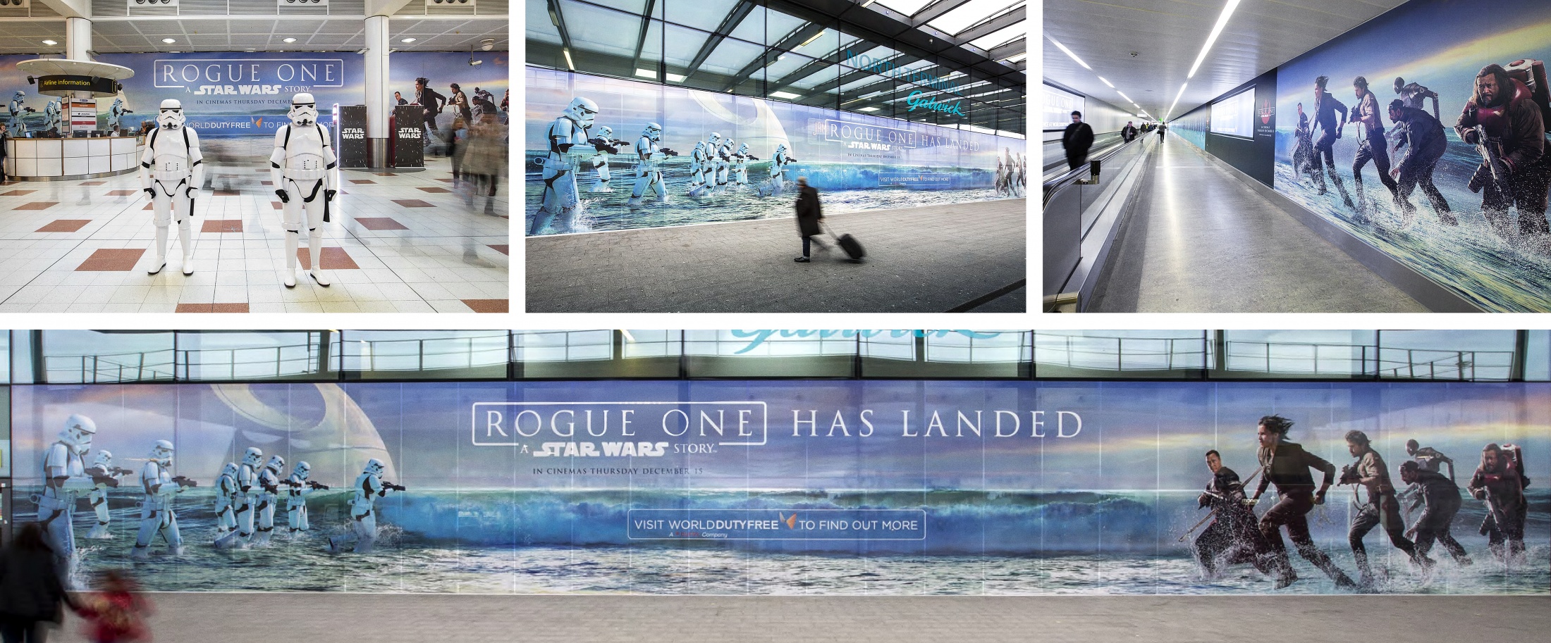 Thumbnail for Rogue One: A Star Wars Story - Gatwick Airport Terminal Takeover