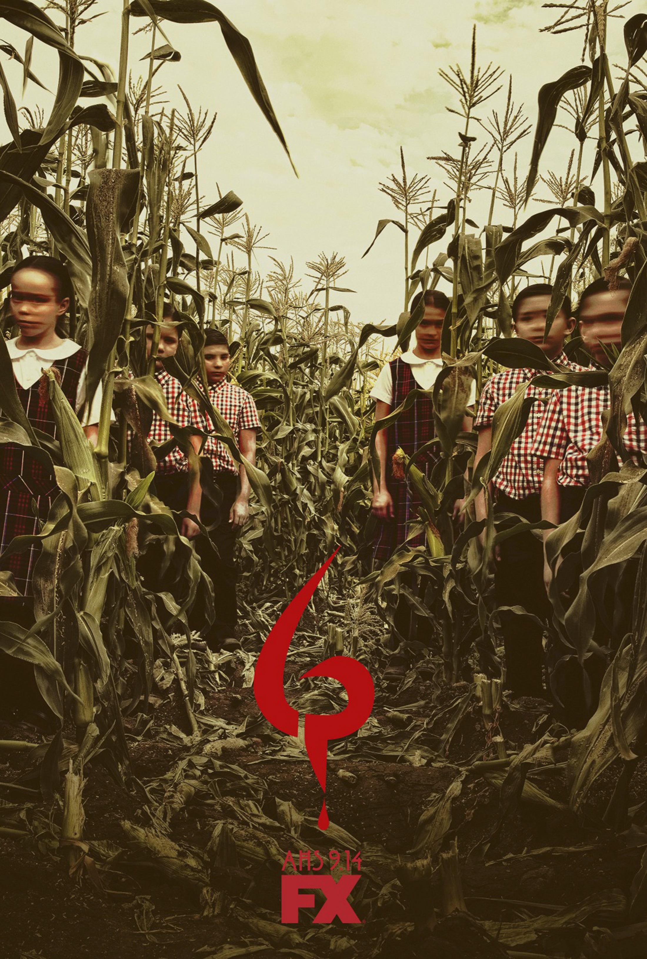 Thumbnail for American Horror Story - Roanoke teaser bus shelter (children of the corn)