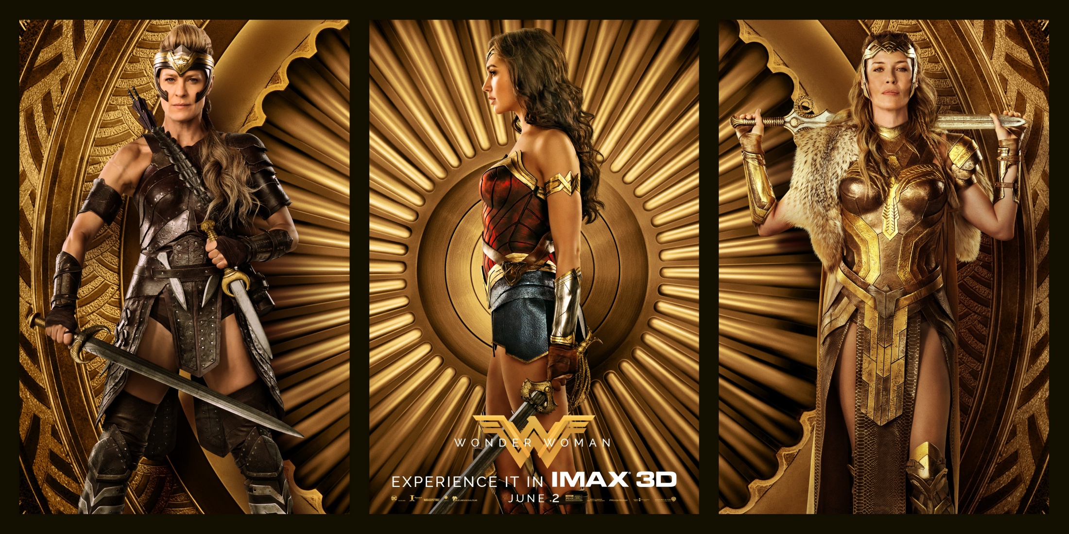 Thumbnail for Wonder Woman Triptych One-Sheet