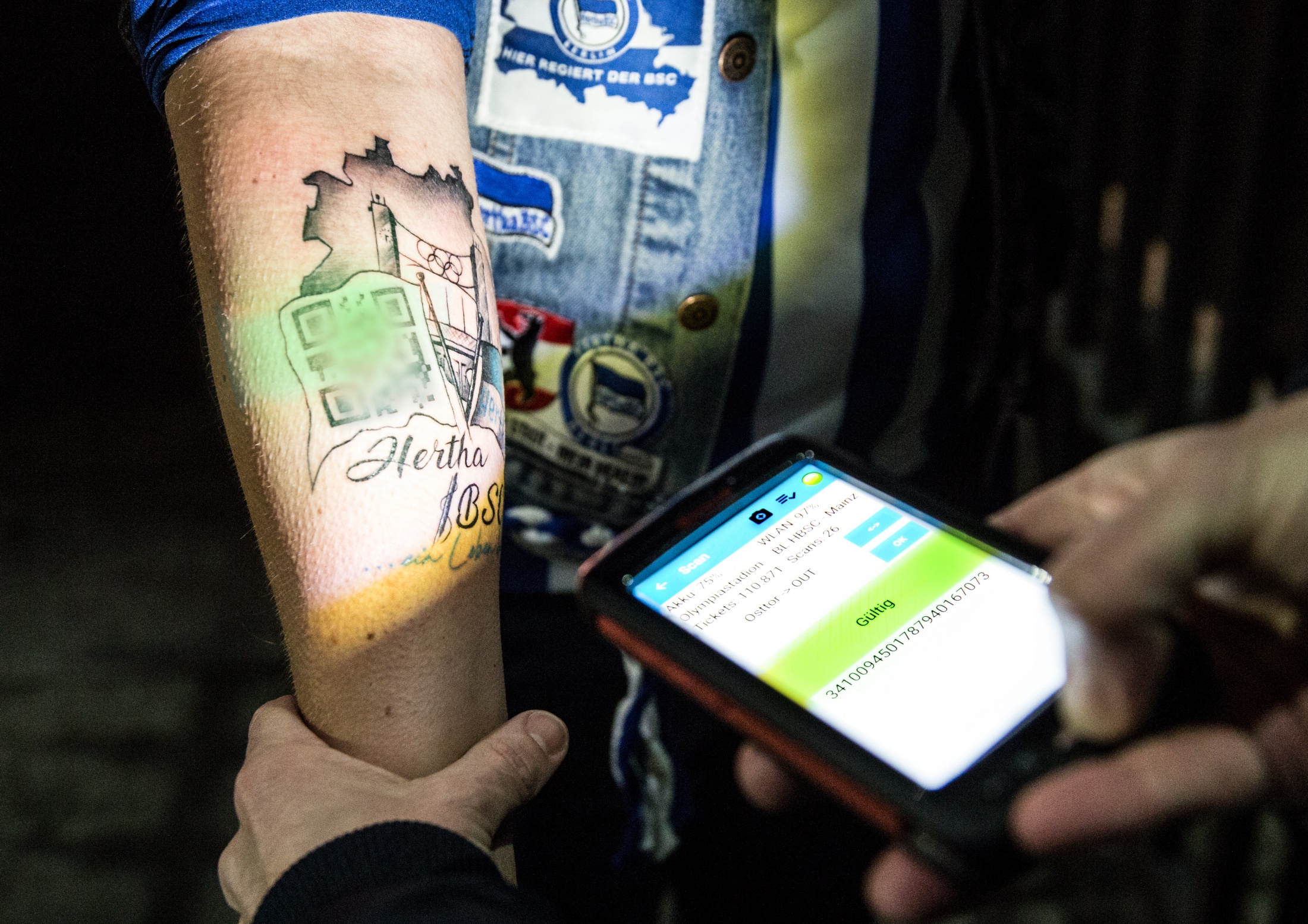 Hertha BSC GmbH &amp; Co. KGaA LIFETIME TATTOO TICKET Clios