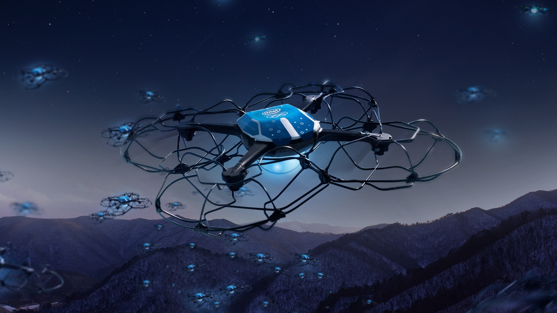 Intel Intel Drone Light Show at The Olympics Clios