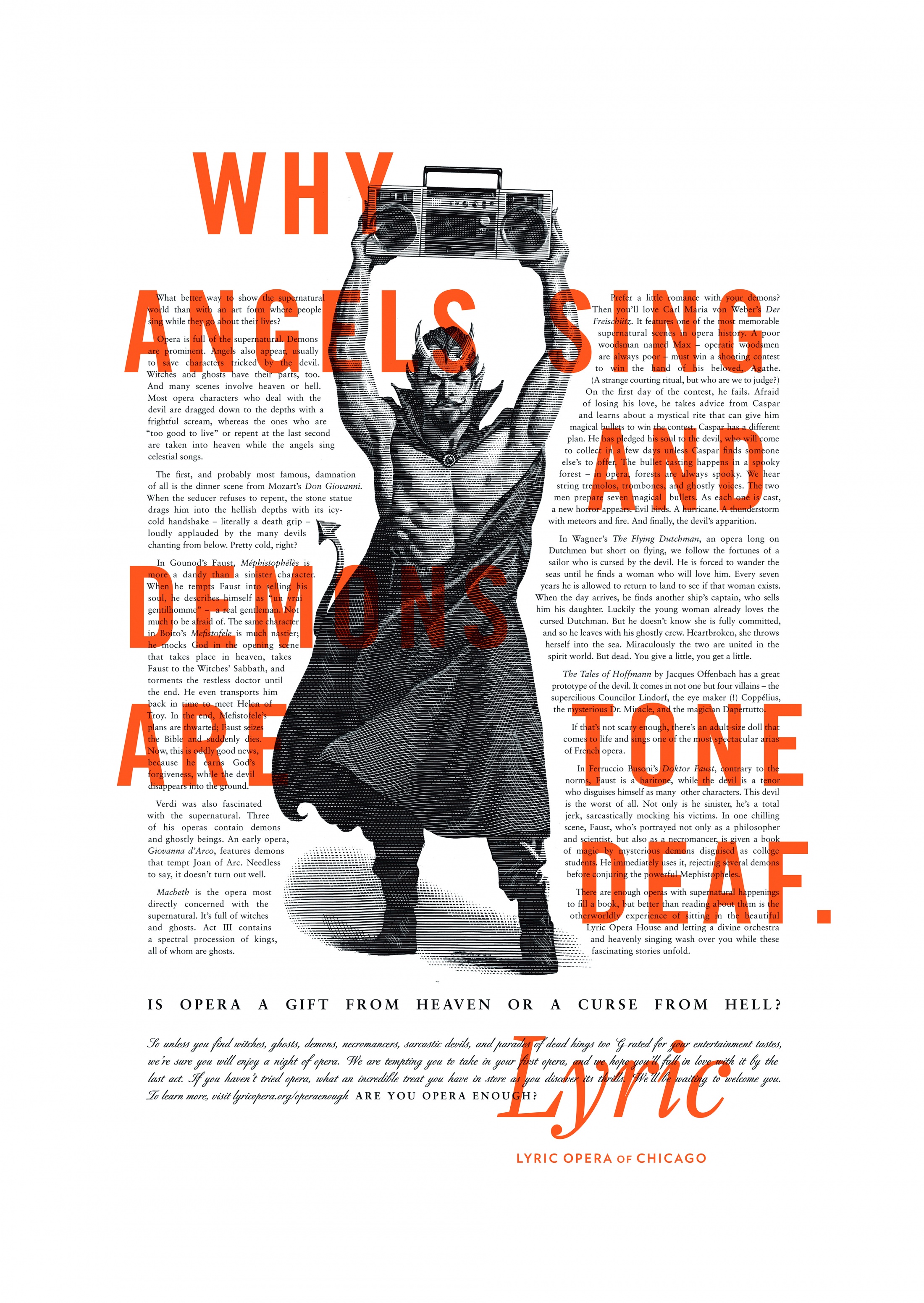 Thumbnail for Lyric Opera Print Campaign: Angels and Demons