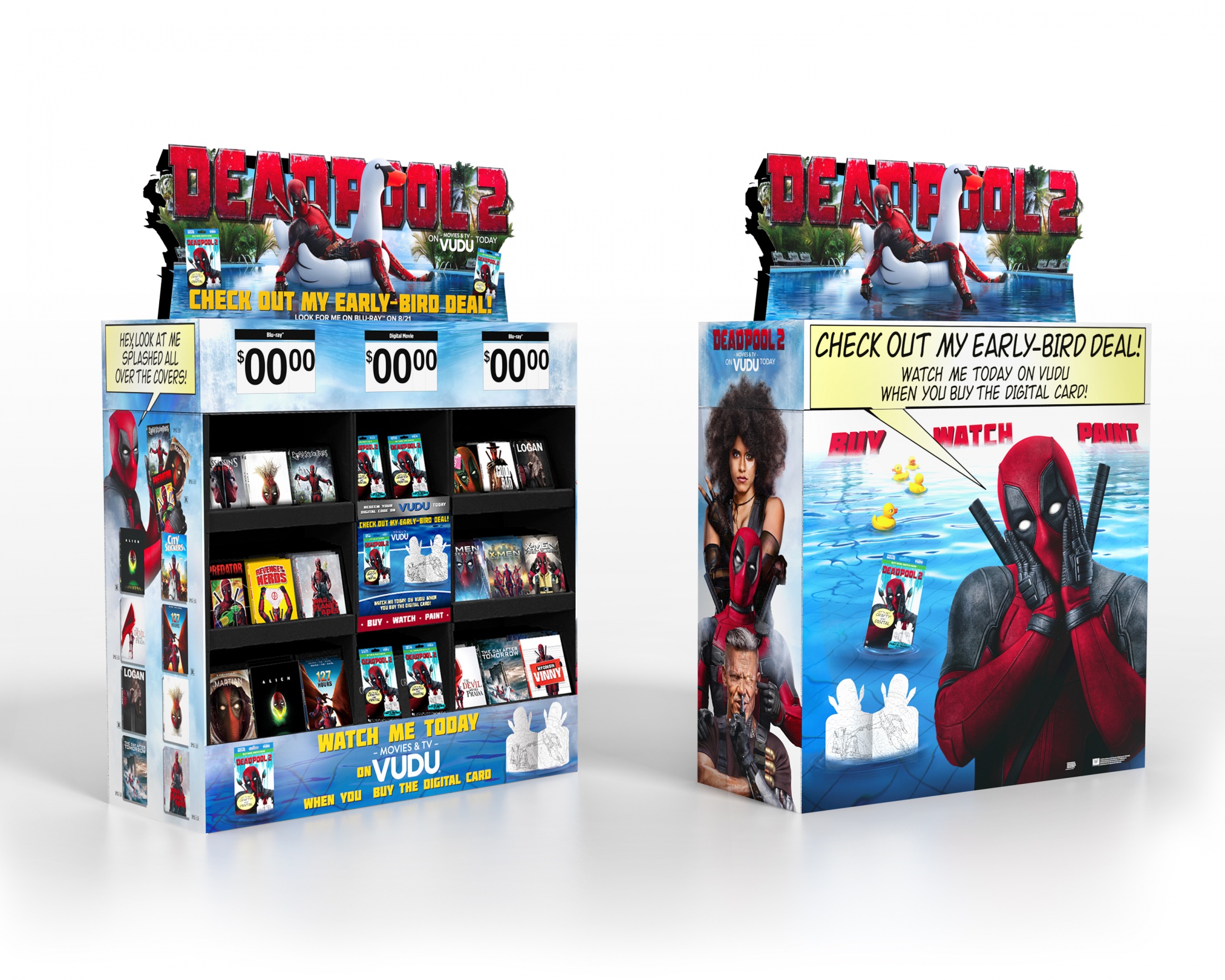 Thumbnail for DEADPOOL 2 Home Entertainment Display: WT1 8/7 Digital Cube