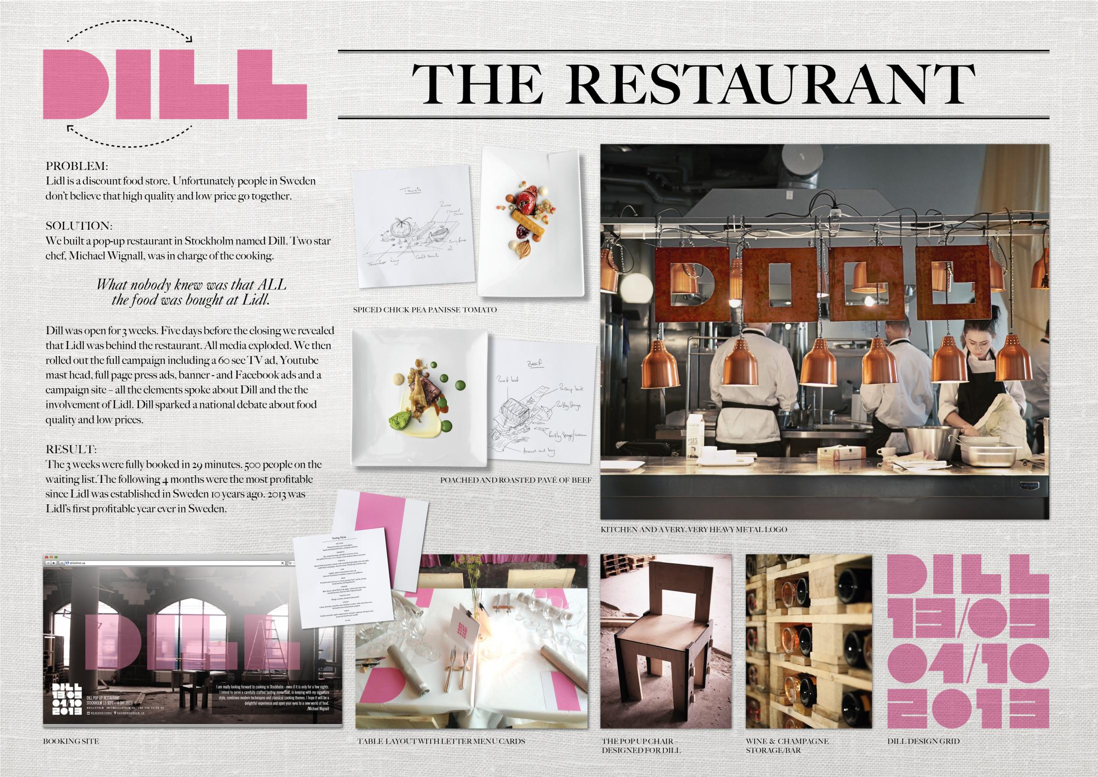  Dill The restaurant. Clios