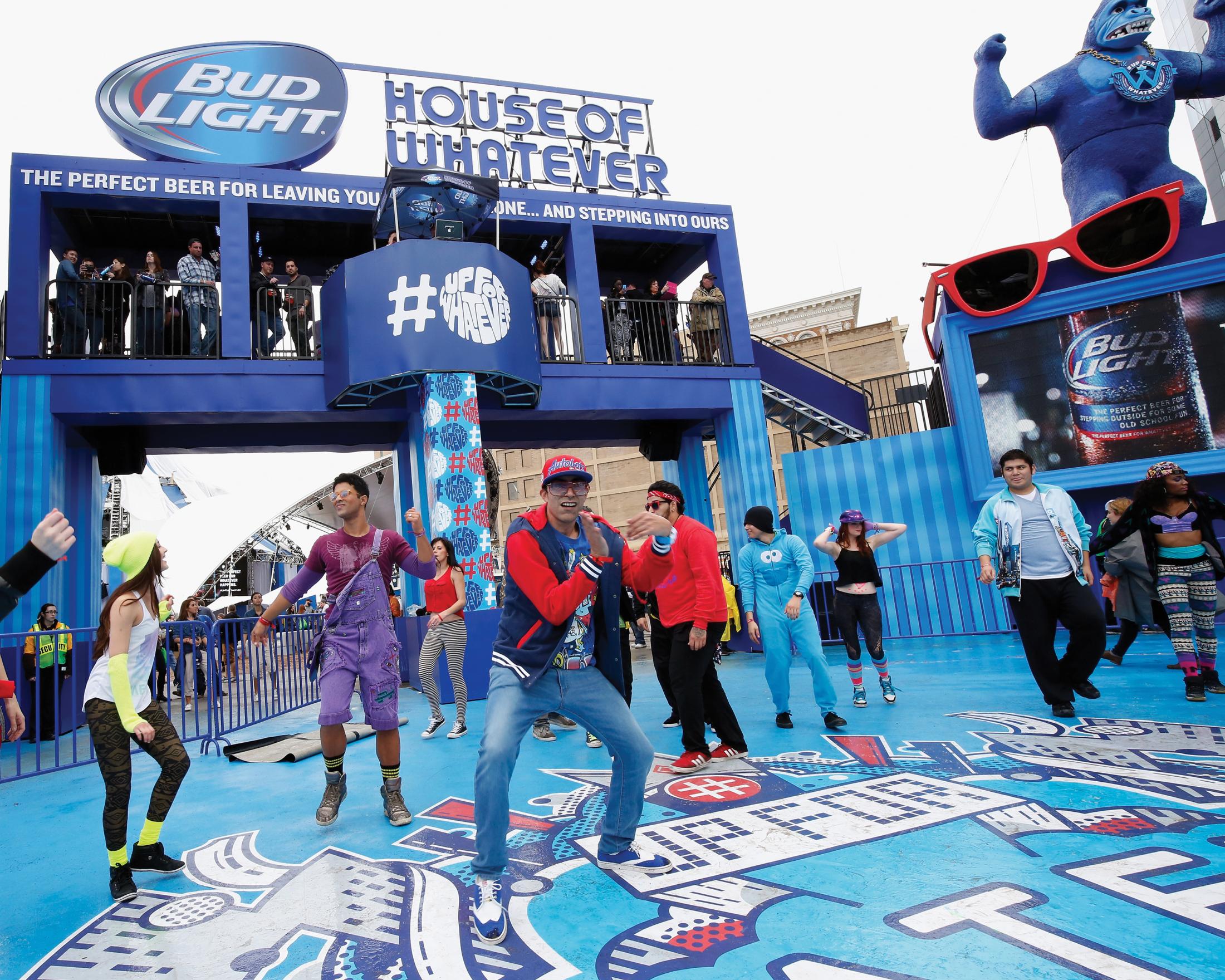 bud light bud light house of whatever super bowl 49 bud light house superbowl