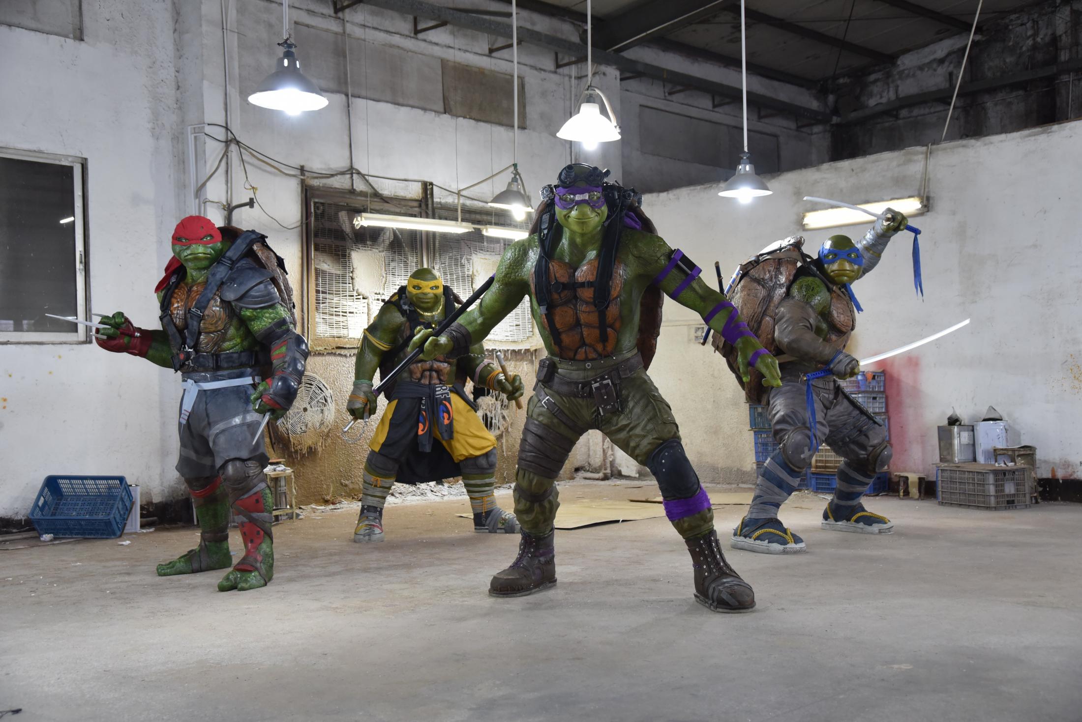 Teenage Mutant Ninja Turtles Out Of The Shadows In Theater Sculptures Clios
