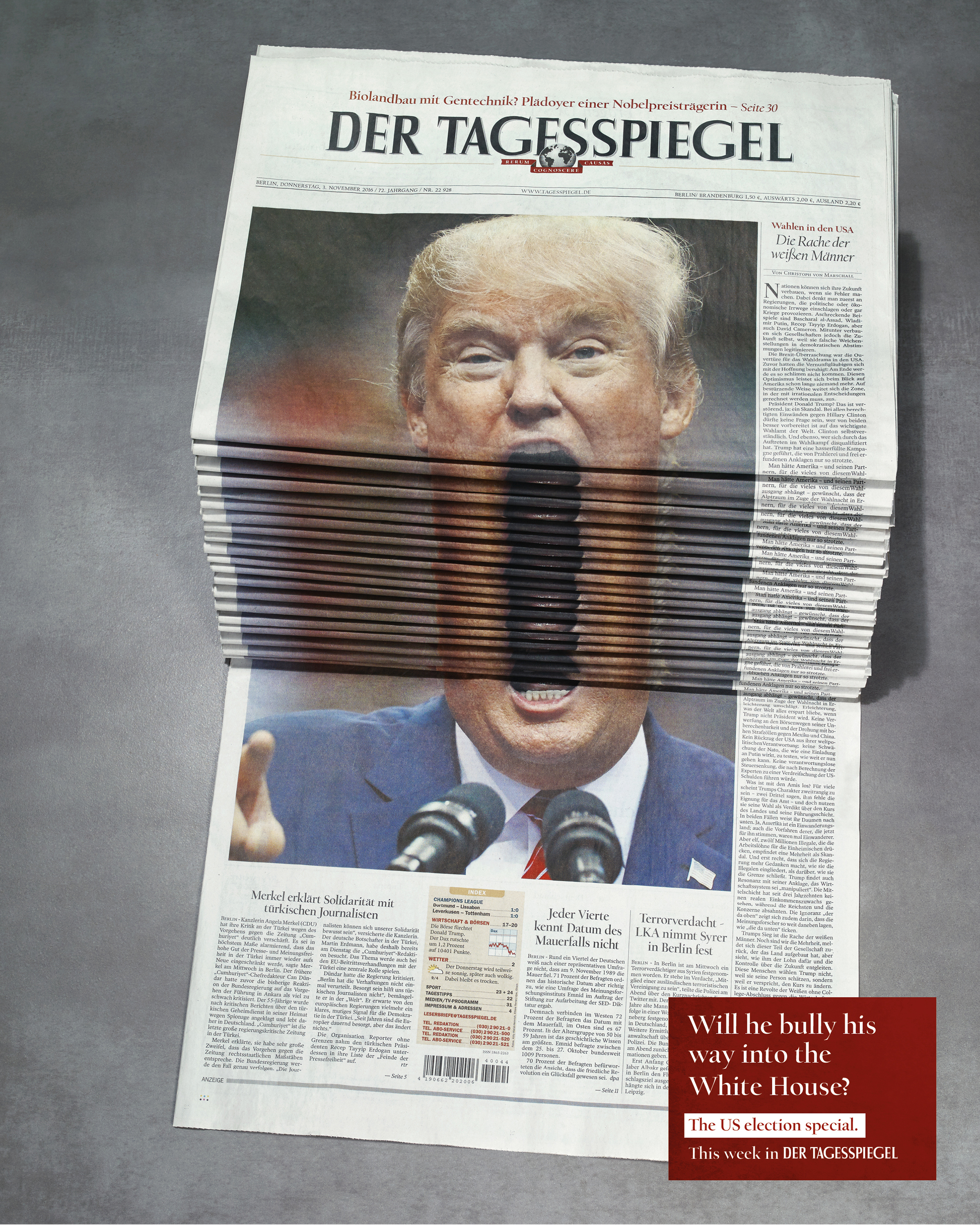 Thumbnail for Newspaper Stack - Trump