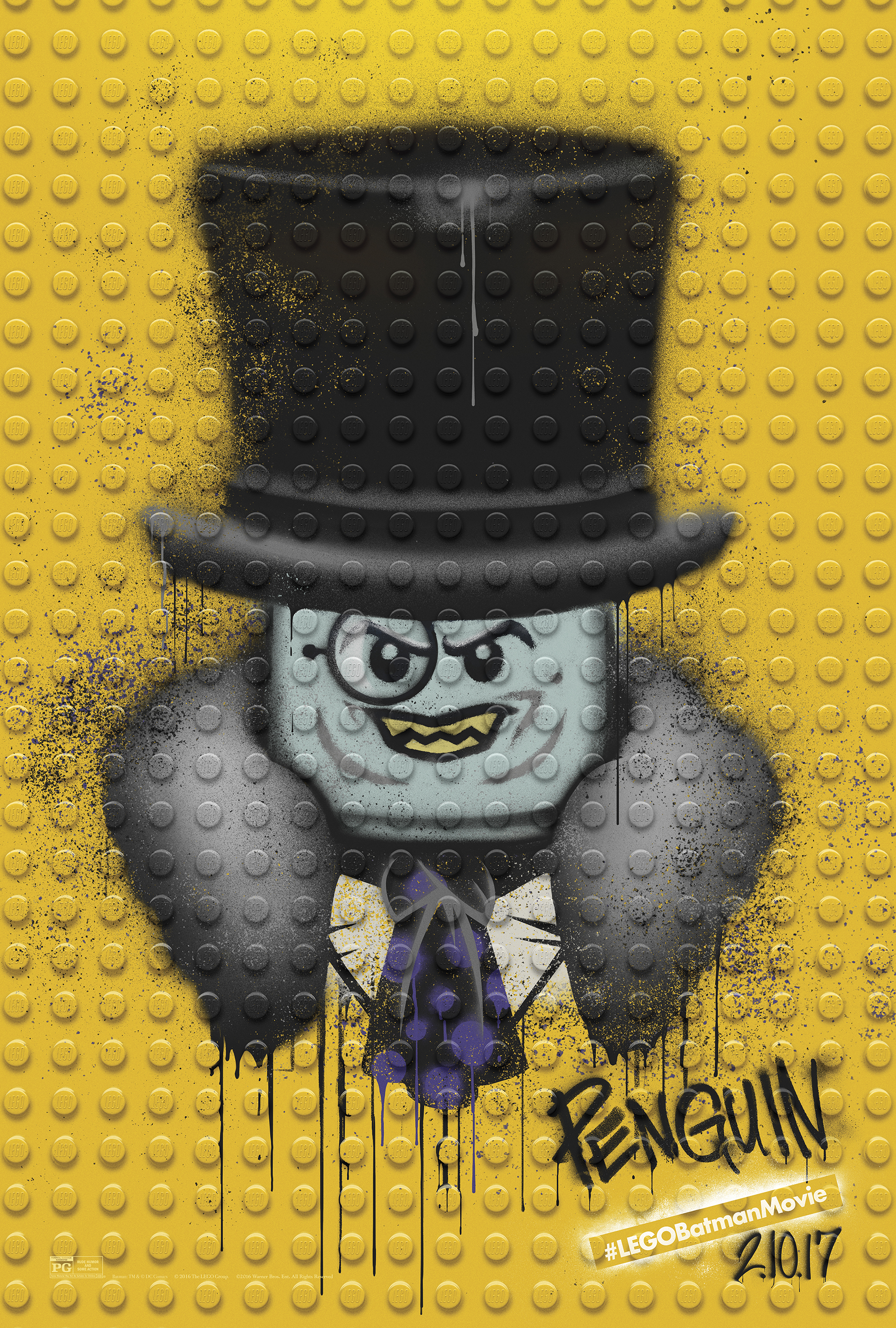 Thumbnail for The LEGO Batman Movie - Graffiti Wild Postings | Penguin