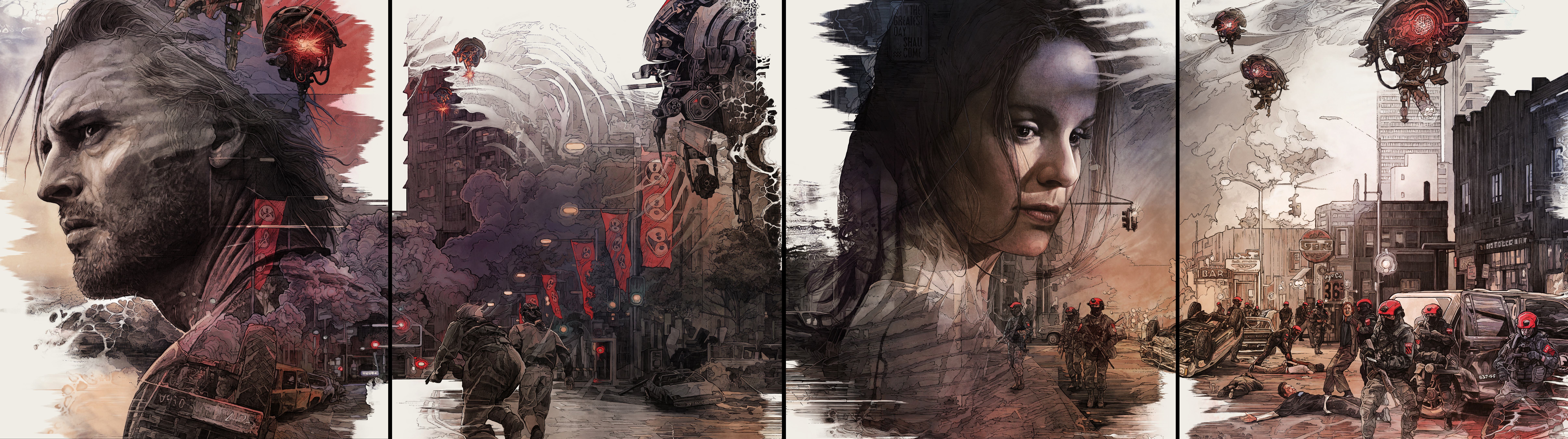Thumbnail for Colony Season 2 Illustrations
