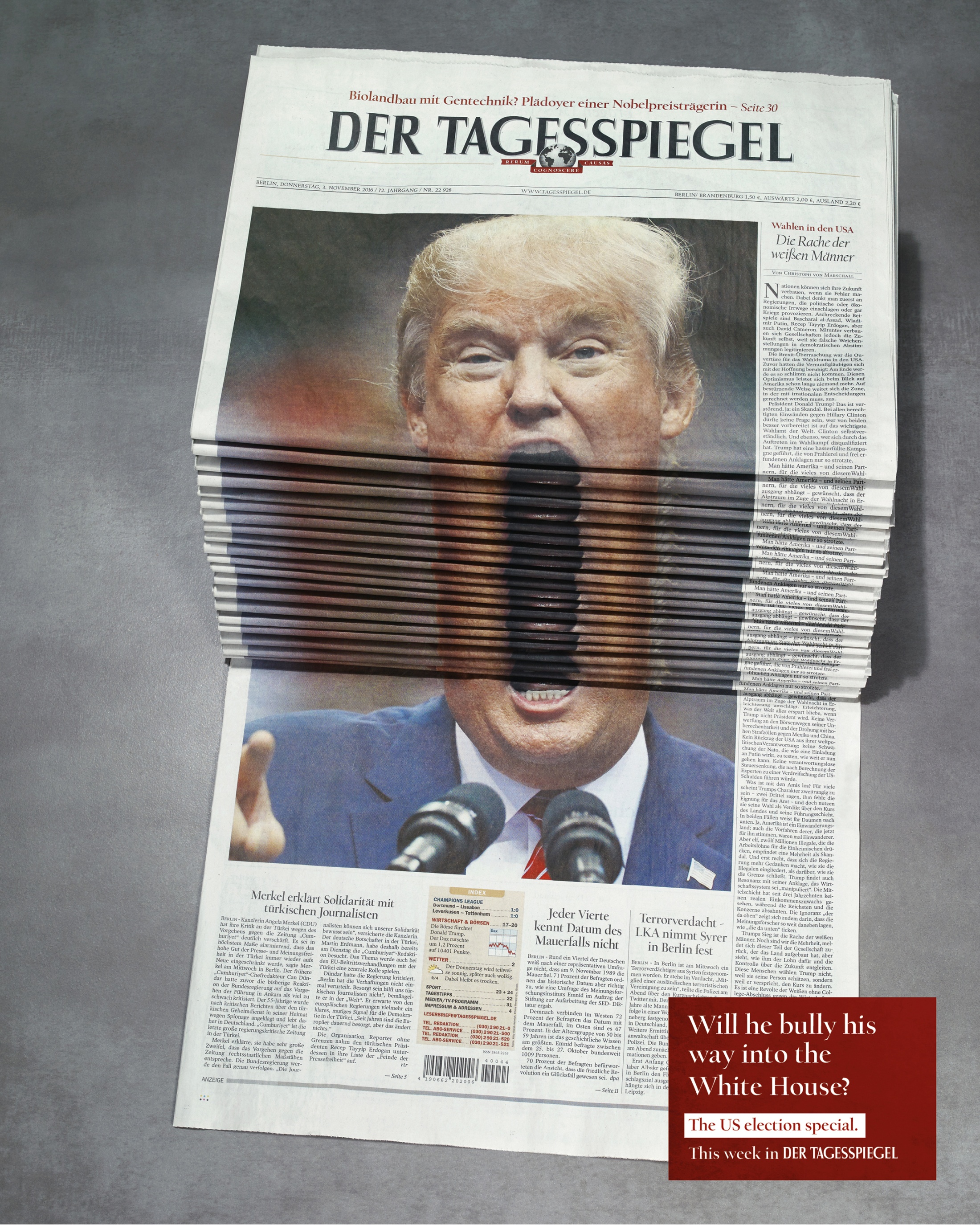 Thumbnail for Newspaper Stack - Trump