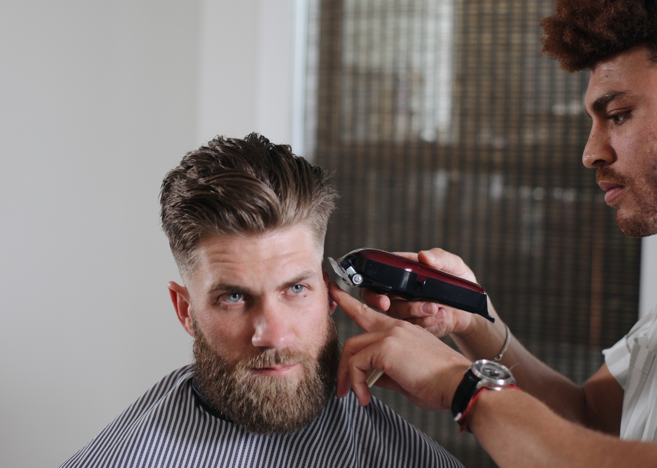Blind Barber The Secret To Bryce Harper S Hair Clios