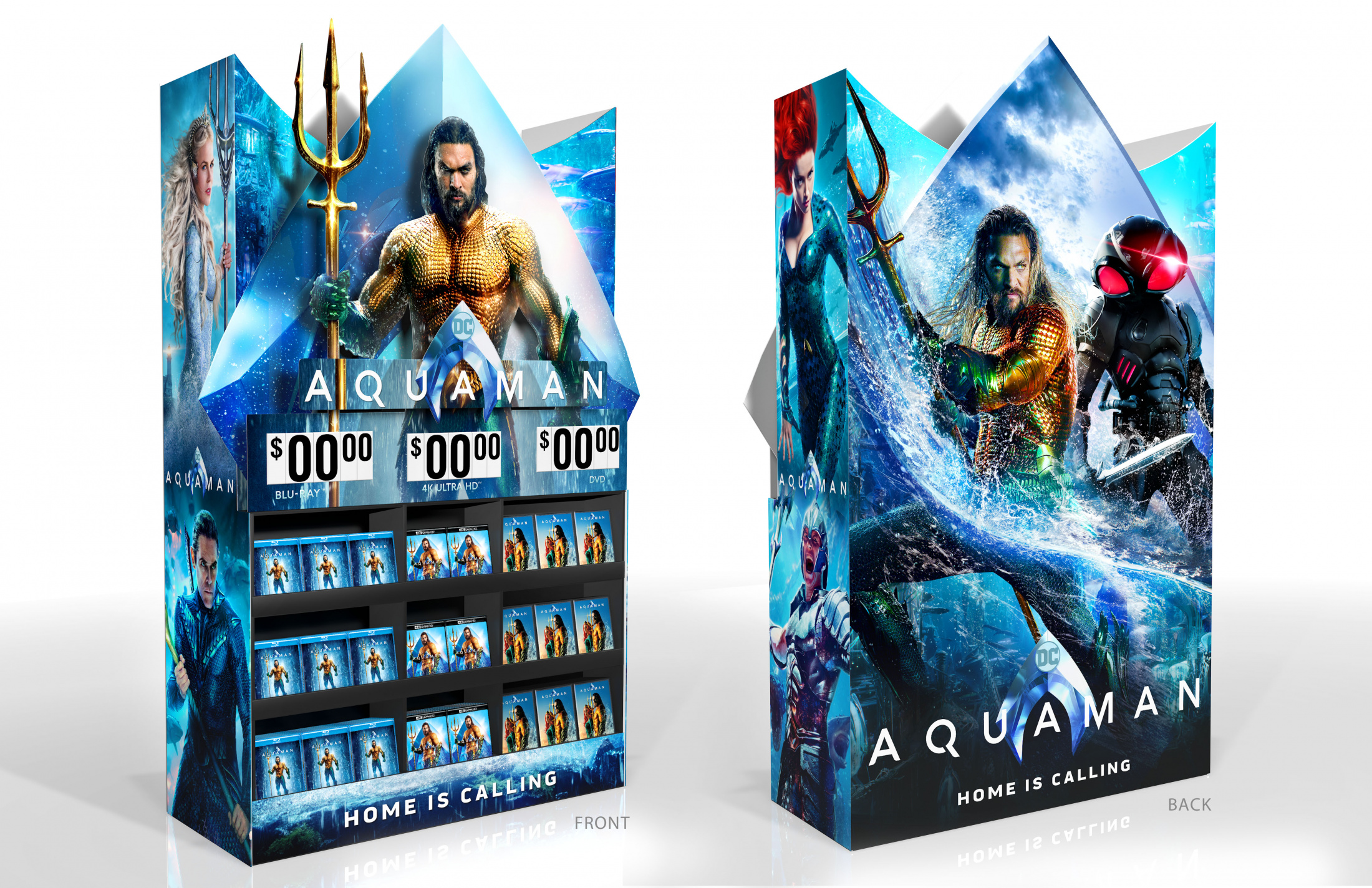 Thumbnail for Aquaman Home Entertainment Walmart Display Mini Wow Cube