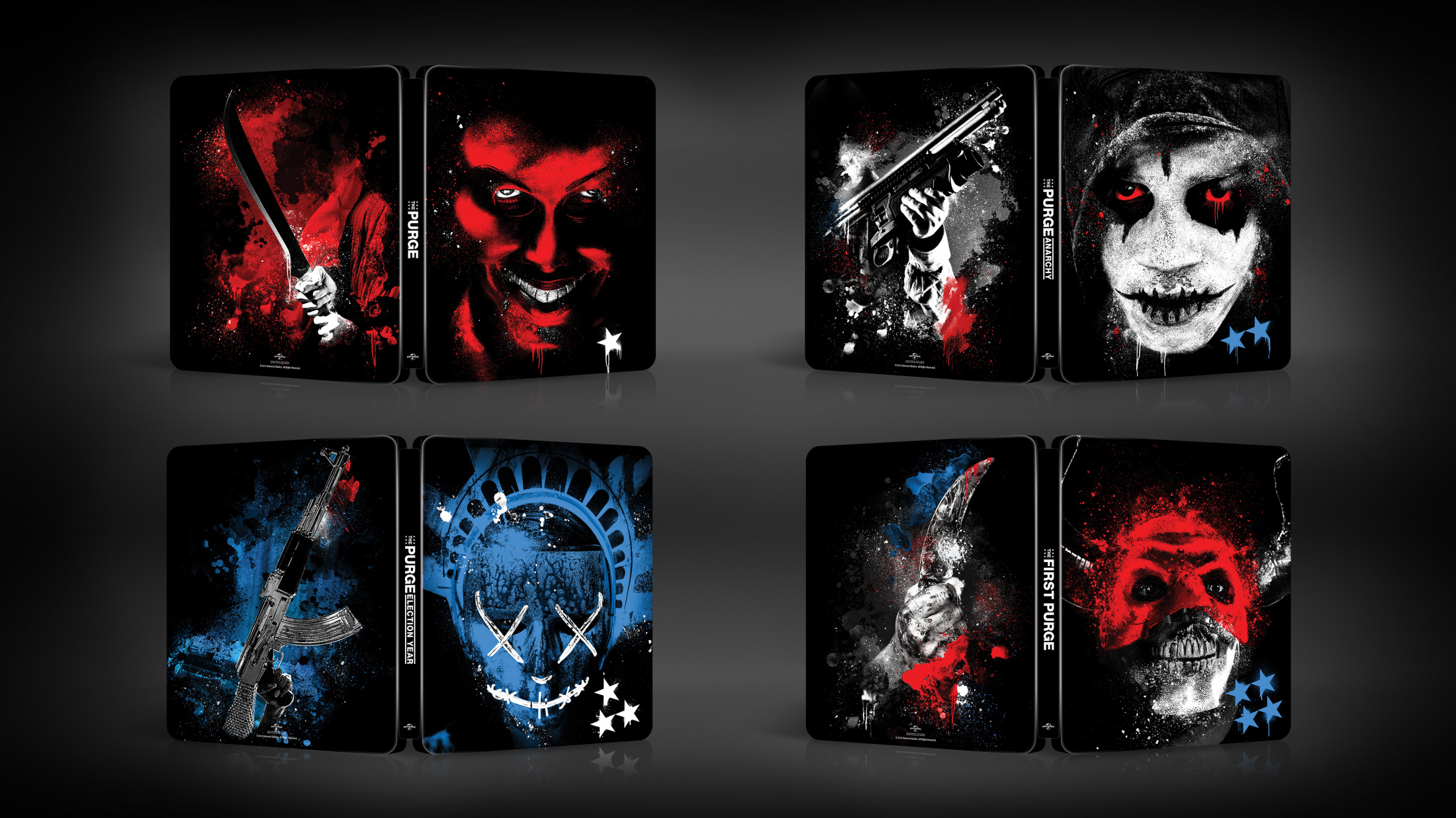 Thumbnail for The Purge Franchise Steelbooks
