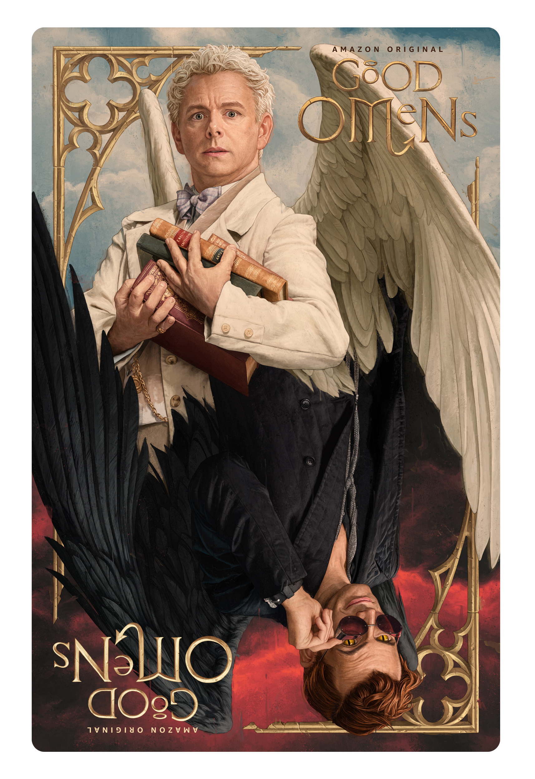 Thumbnail for Good Omens NYCC Illustrated Poster