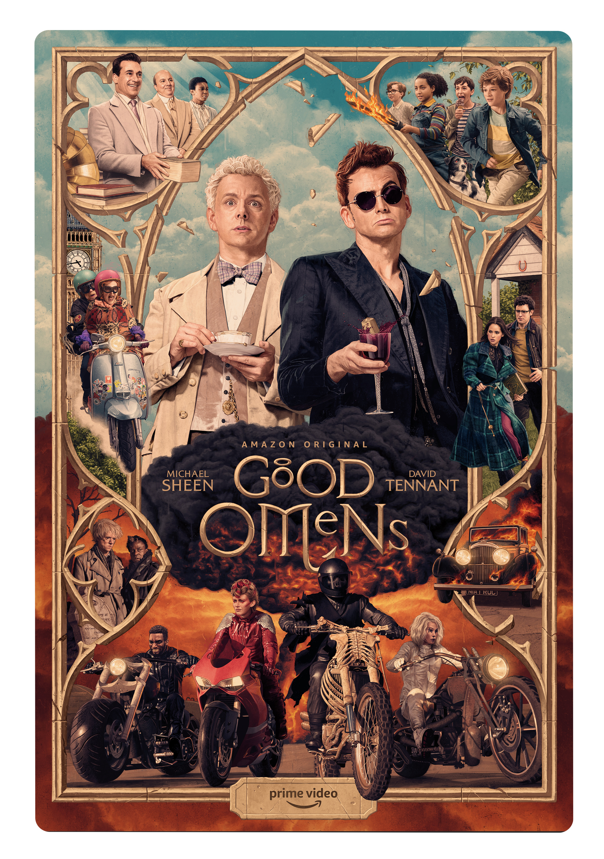 Thumbnail for Good Omens SXSW Illustrated Poster