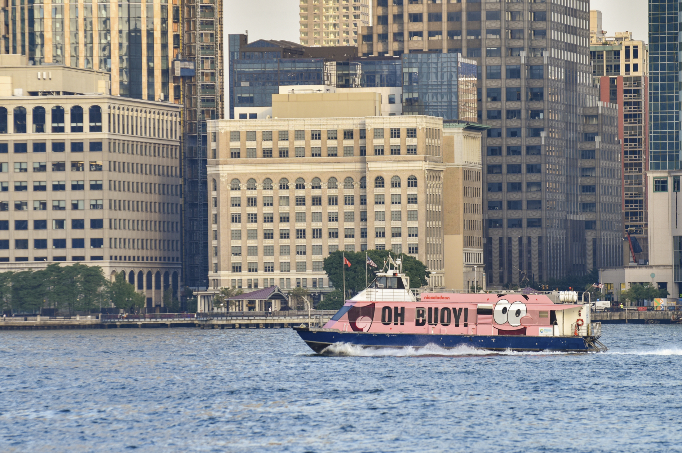 Thumbnail for #HappyBirthdaySpongeBob Transit Wrap - Ferry