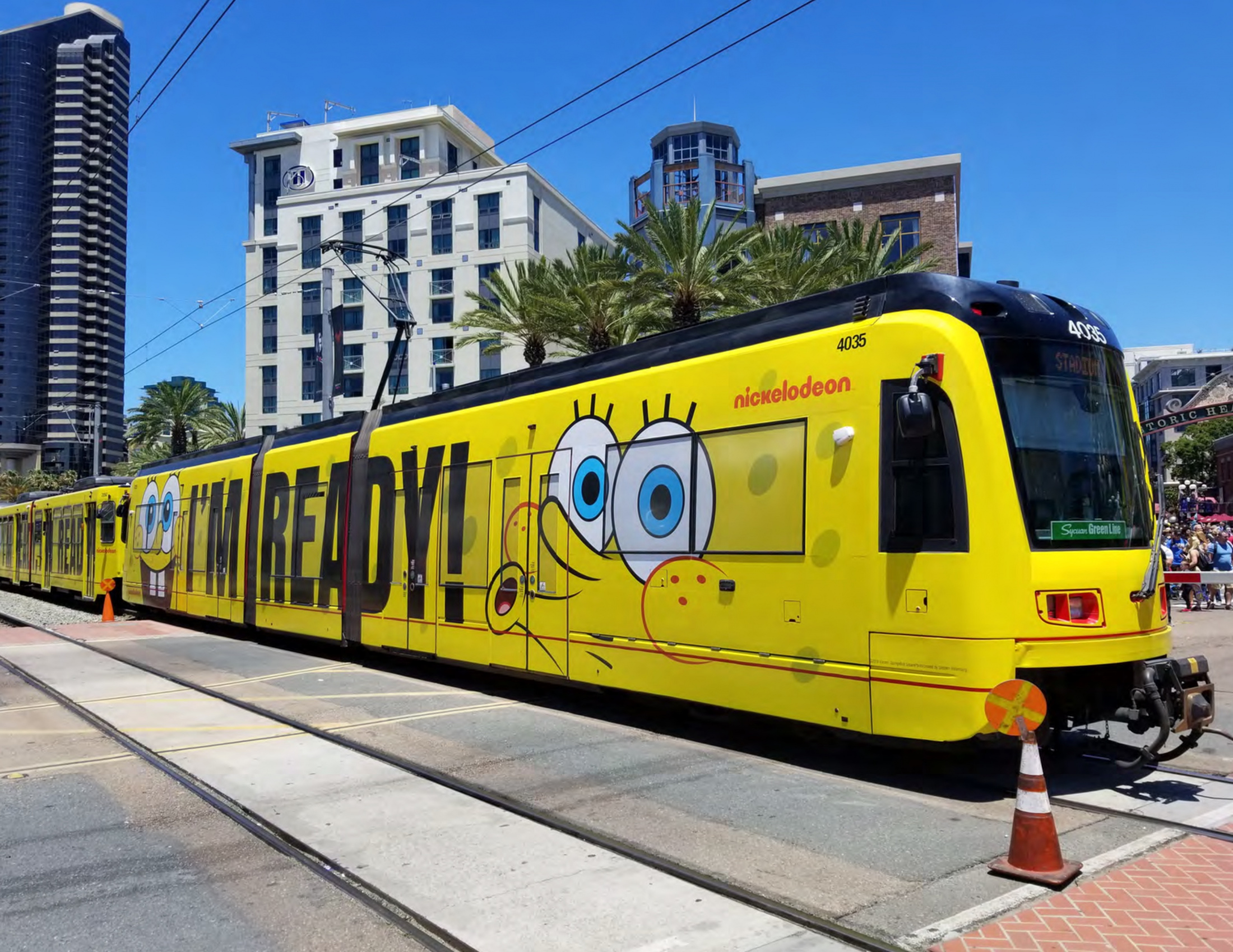 Thumbnail for #HappyBirthdaySpongeBob Transit Wrap - Trolley