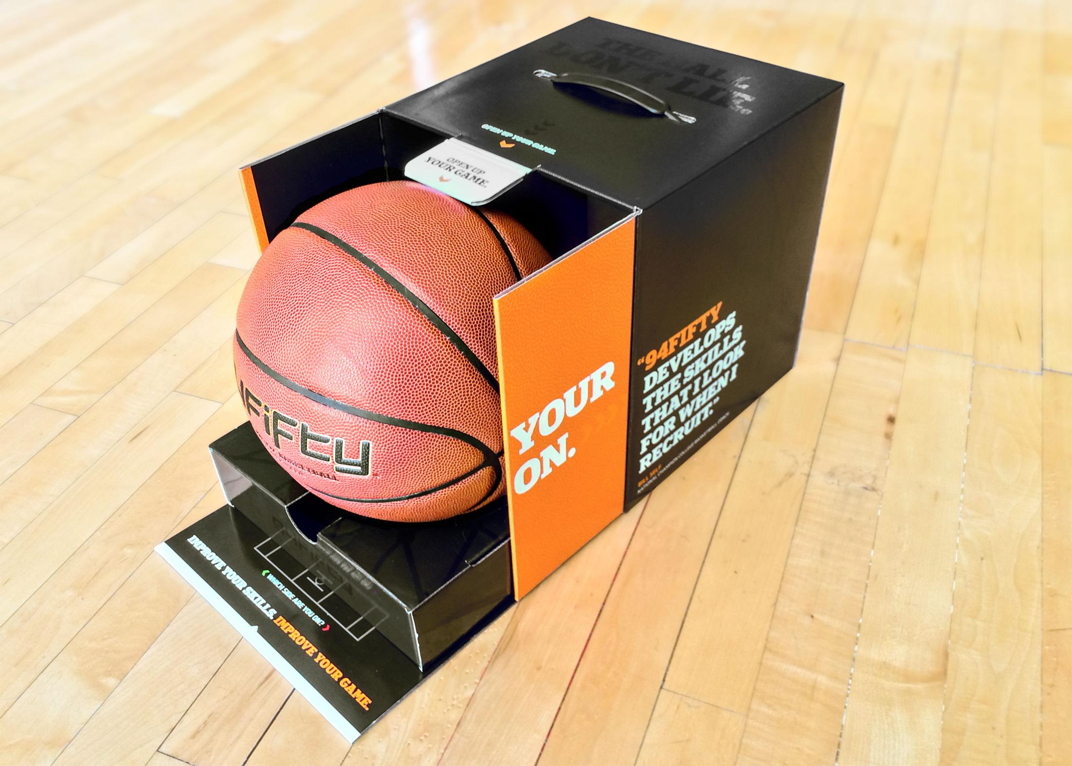  94Fifty Smart Sensor Basketball Packaging Experience Clios