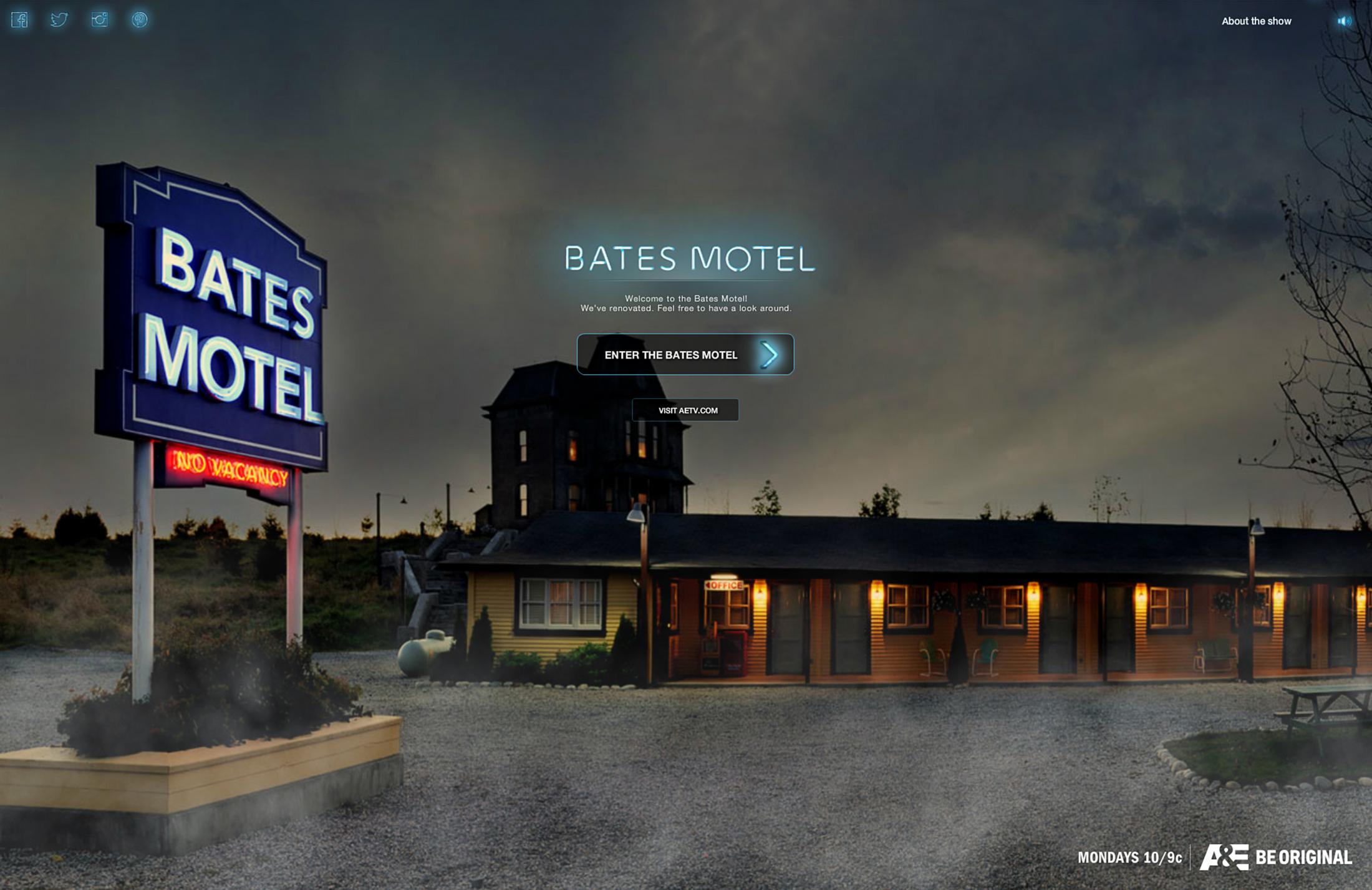Thumbnail for Bates Motel Season 2 Website