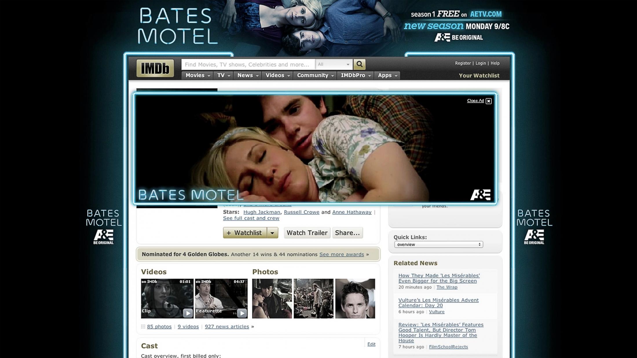 Thumbnail for Bates Motel Season 2 IMDB