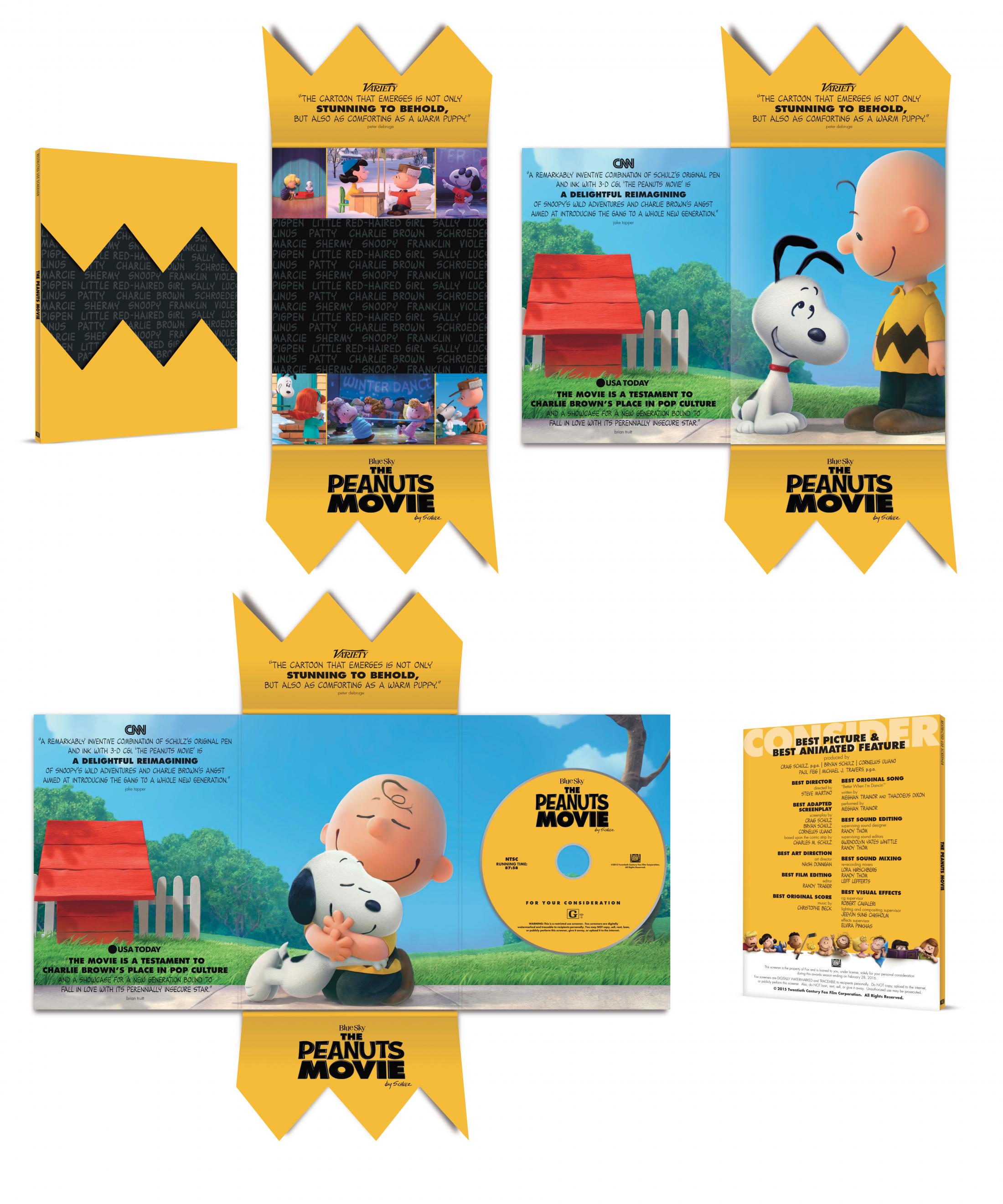 The Peanuts Movie The Peanuts Movie Guild DVD Screener Packaging Clios