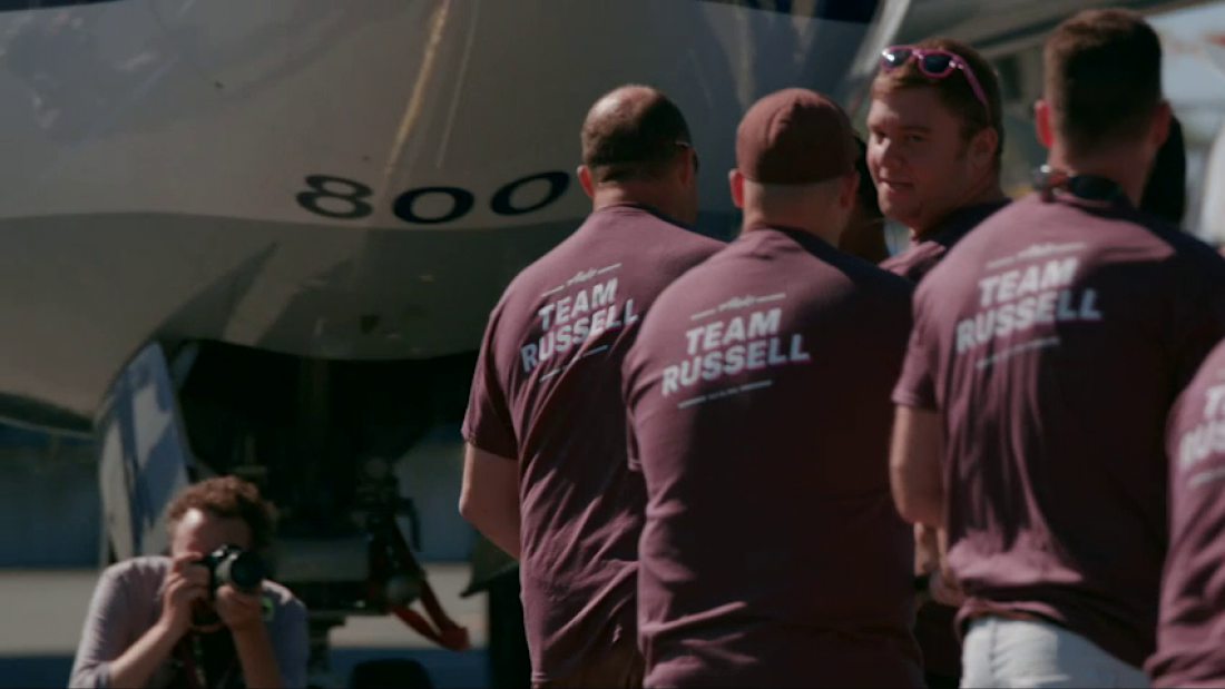 Thumbnail for Alaska Airlines & Russell Wilson Strong Against Cancer Plane Pull