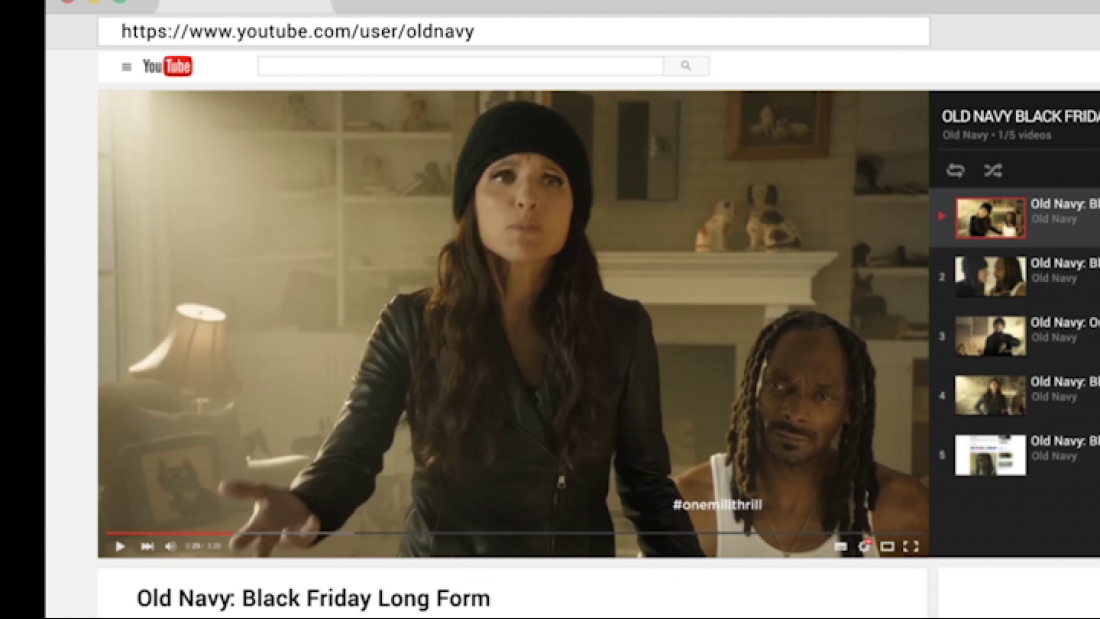 Thumbnail for Old Navy: Black Friday Integrated Campaign