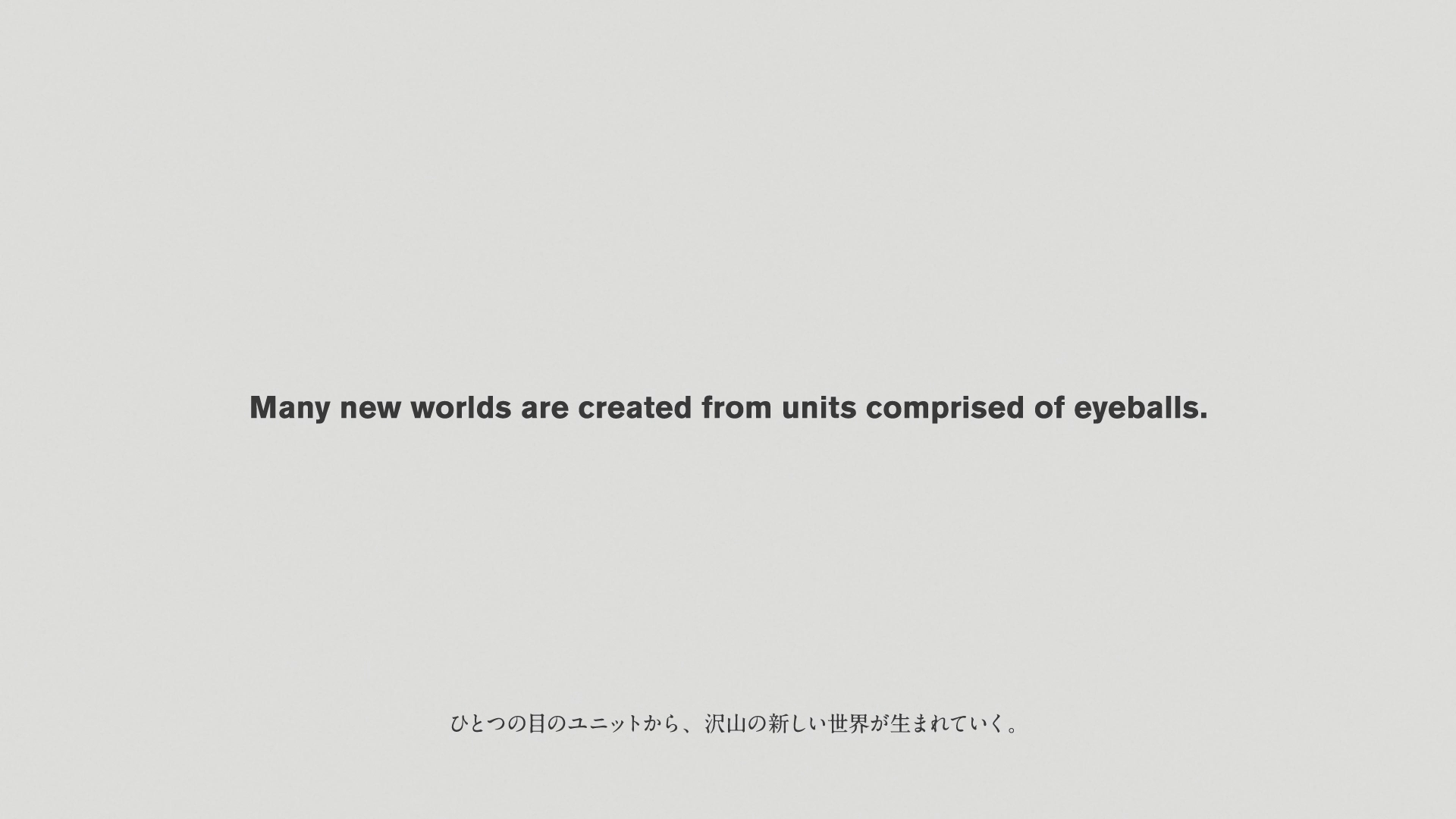 Thumbnail for NEW ANGLE, NEW WORLD.