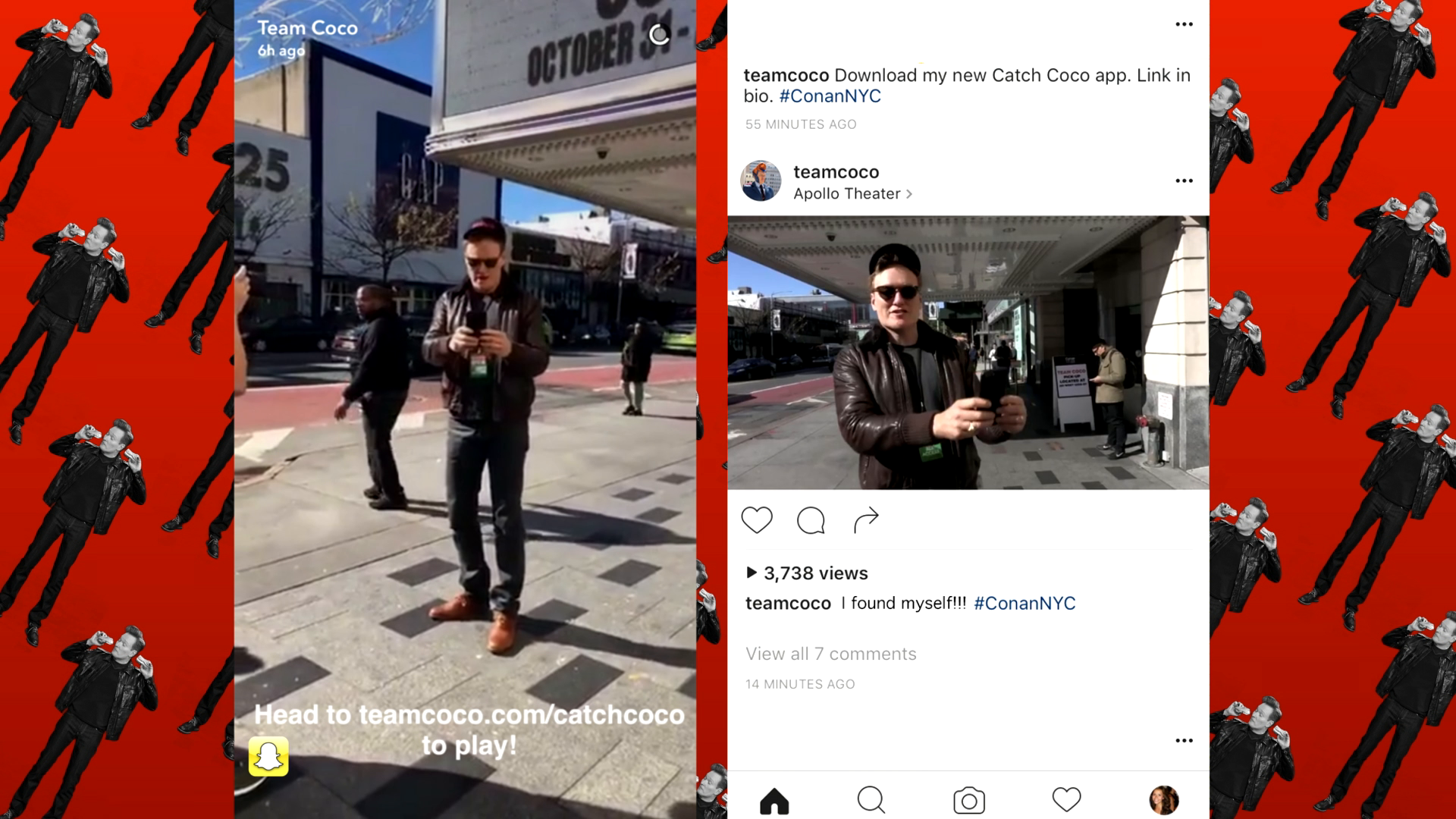Thumbnail for AT&T and Conan in NYC: Catch Coco App