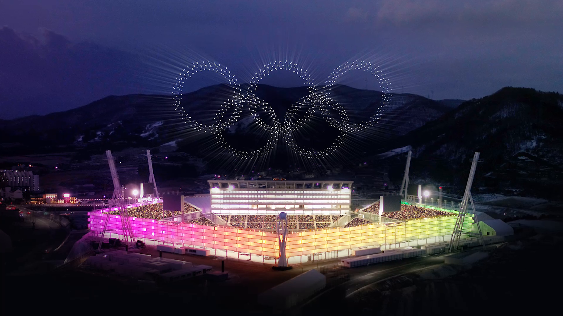 Thumbnail for Intel Drone Light Show at The Olympics