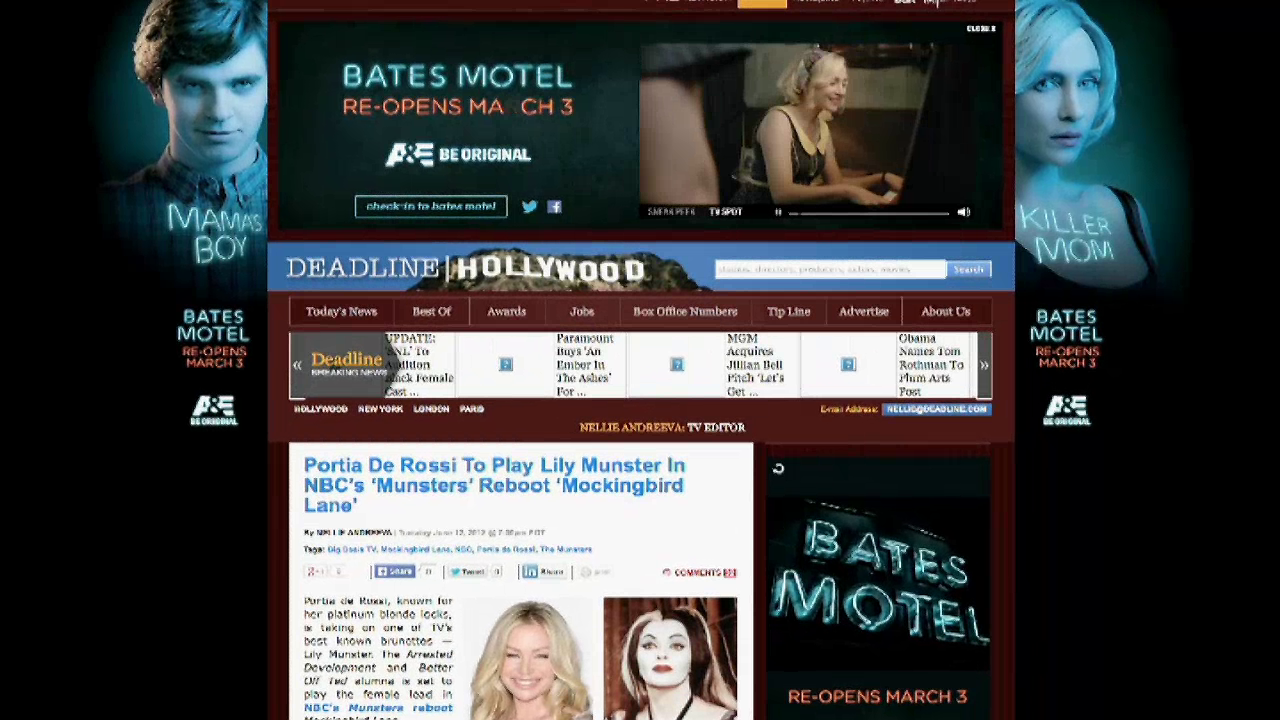 Thumbnail for Bates Motel Season 2 Campaign